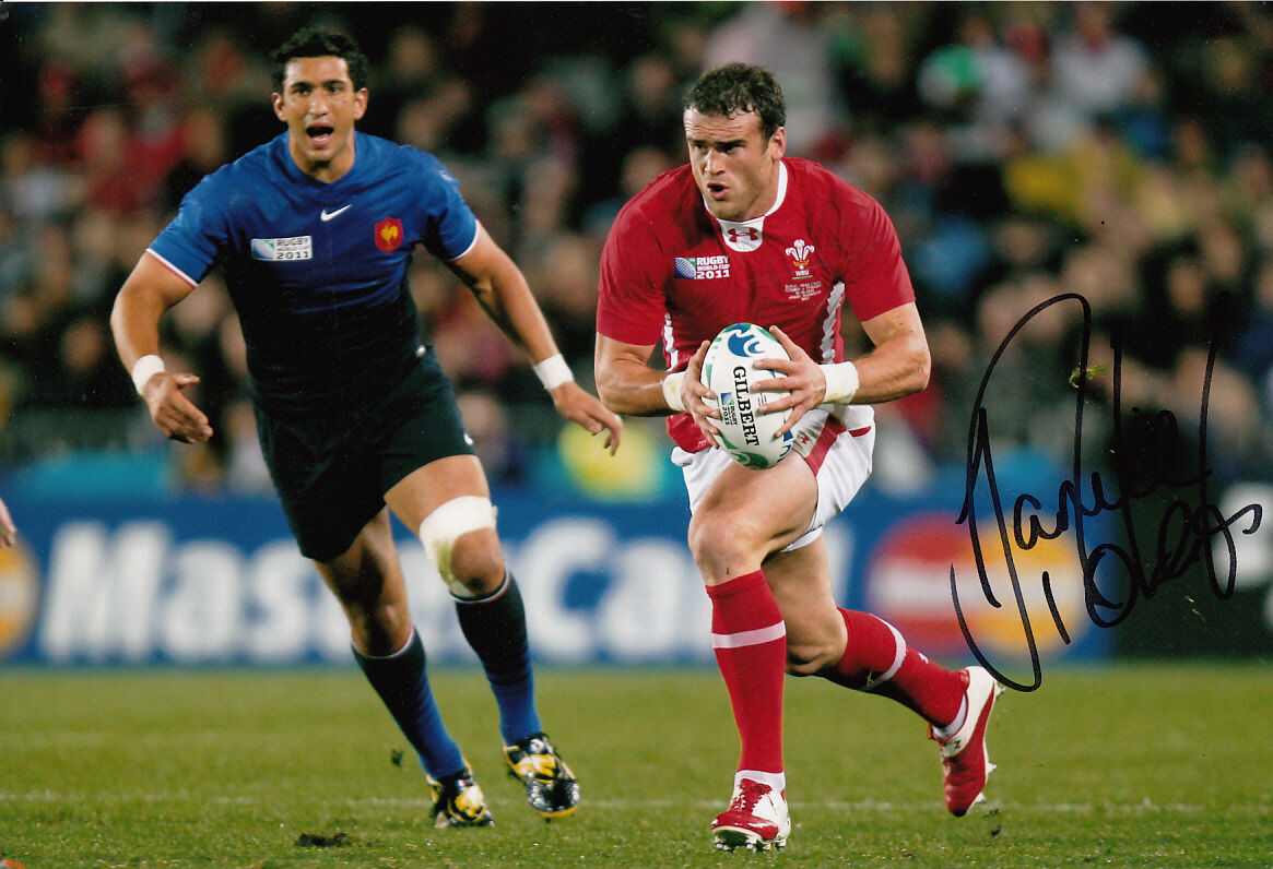 Jamie Roberts Hand Signed Wales Photo Poster painting 12x8 1.