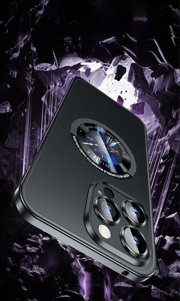 Metal Frame Elastic Buckle iphone All-inclusive Anti-fall Mobile Phone Case