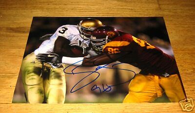 SEAHAWKS LAWRENCE JACKSON SIGNED USC TROJANS 8X10 Photo Poster painting