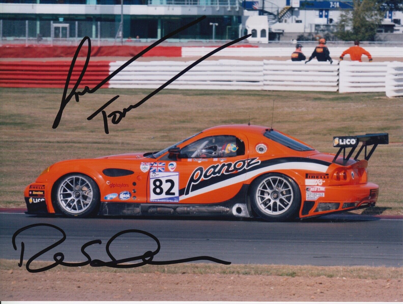 Lawrence Tomlinson and Richard Dean Hand Signed 8x6 Photo Poster painting - Le Mans Autograph 5.