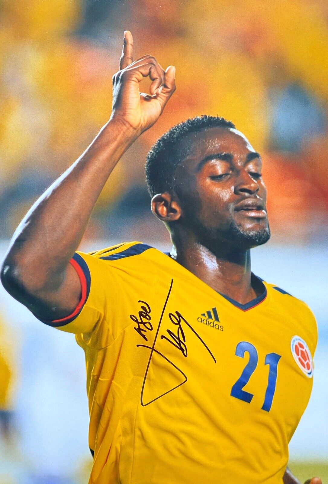 Jackson Martinez Genuine Hand Signed 12x8 Colombia Photo Poster painting, See Proof