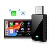 Wired To Wireless Carplay & Android Auto 2 in 1 Dongle USB Plug and Play Adapter