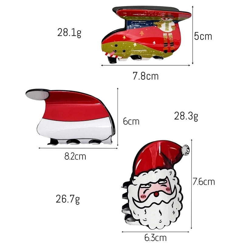 Christmas Cute Women’s Christmas Hat Santa Claus Arylic Hair Claws