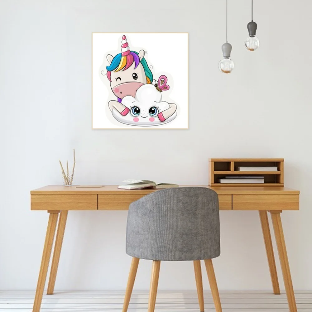 Cartoon Unicorn 5D DIY Full Round Drill Diamond Painting Mosaic Gift (G646)