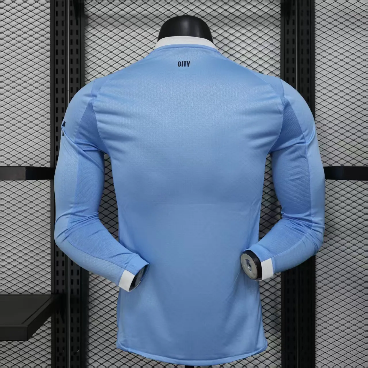 2025/2026 Long Sleeve Player Version Manchester City Home Football Shirt 1:1 Thai Quality