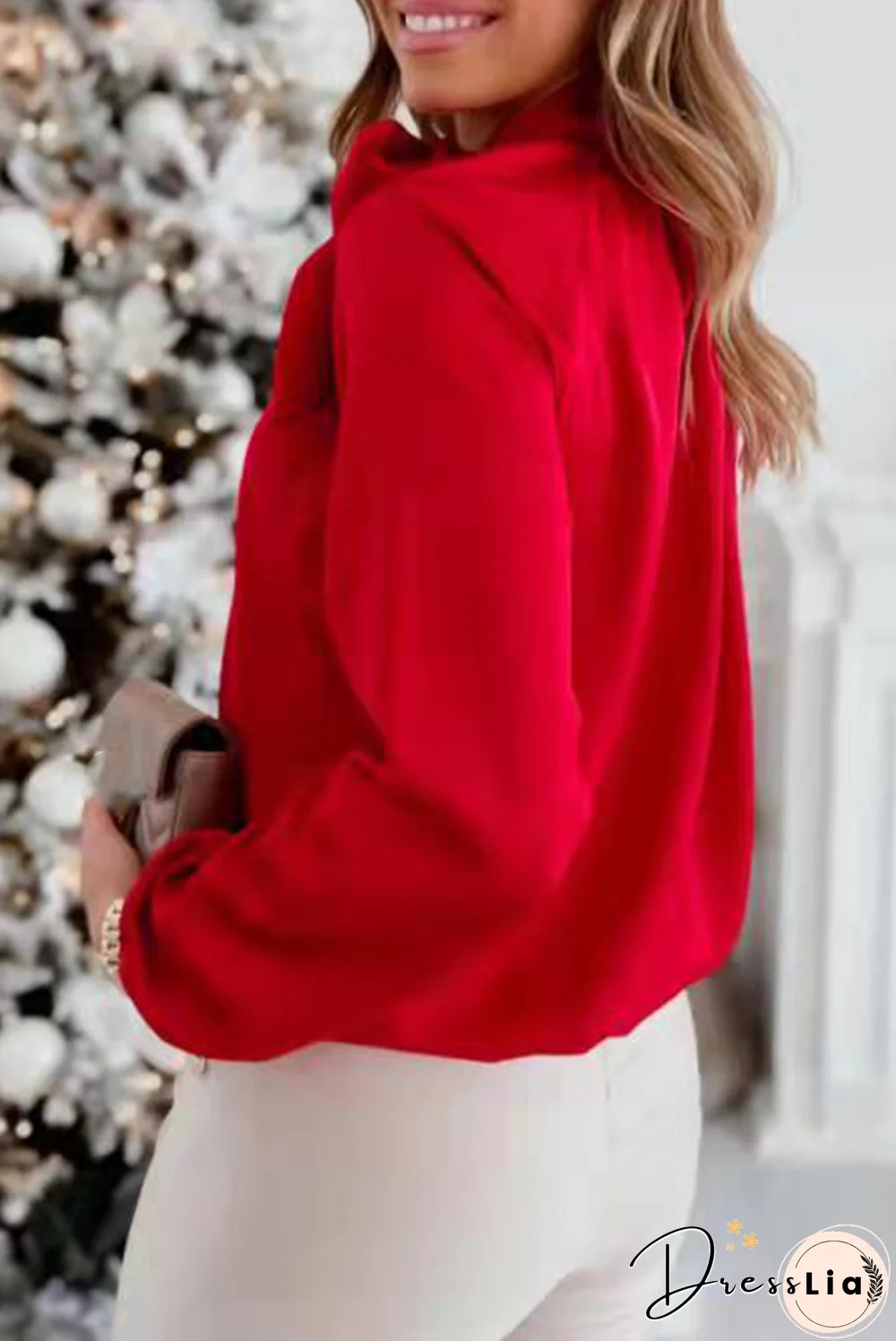 Casual Solid Split Joint Half A Turtleneck Tops(5 colors)