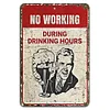 Funny Warning - Vintage Metal Signs(12*16Inch) - Warning