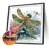DIY Partial Special Shaped Drill Diamond Painting-Dragonfly