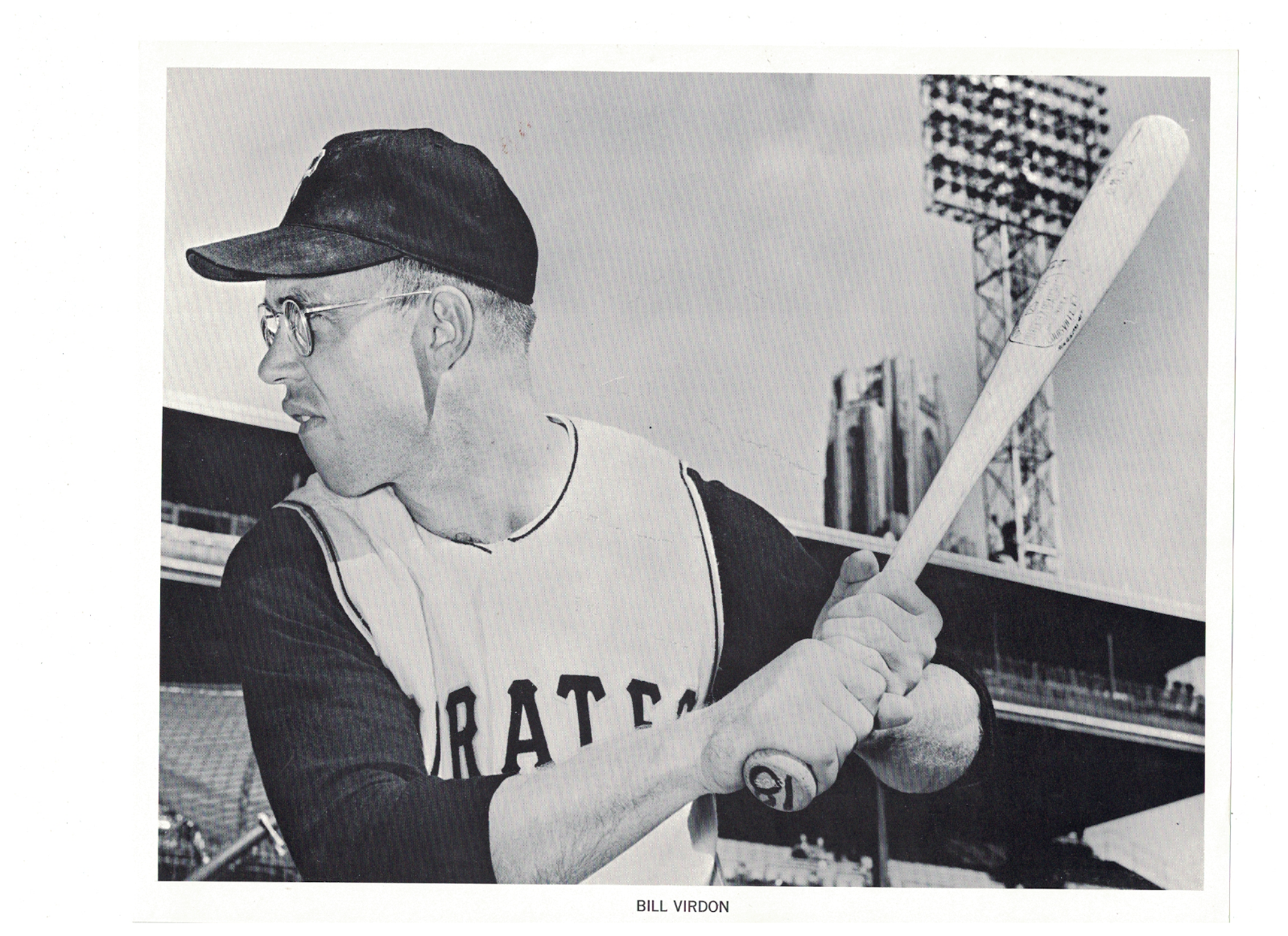 Bill Virdon Pittsburgh Pirates 8x10 Manny's Baseball Land Paper Photo Poster painting RH2