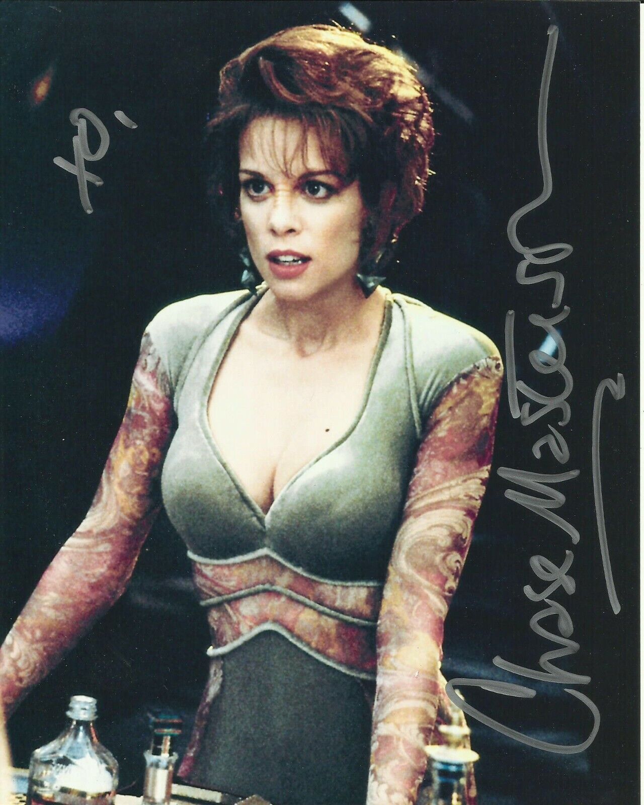 CHASE MASTERSON SIGNED SEXY STAR TREK Photo Poster painting UACC REG 242