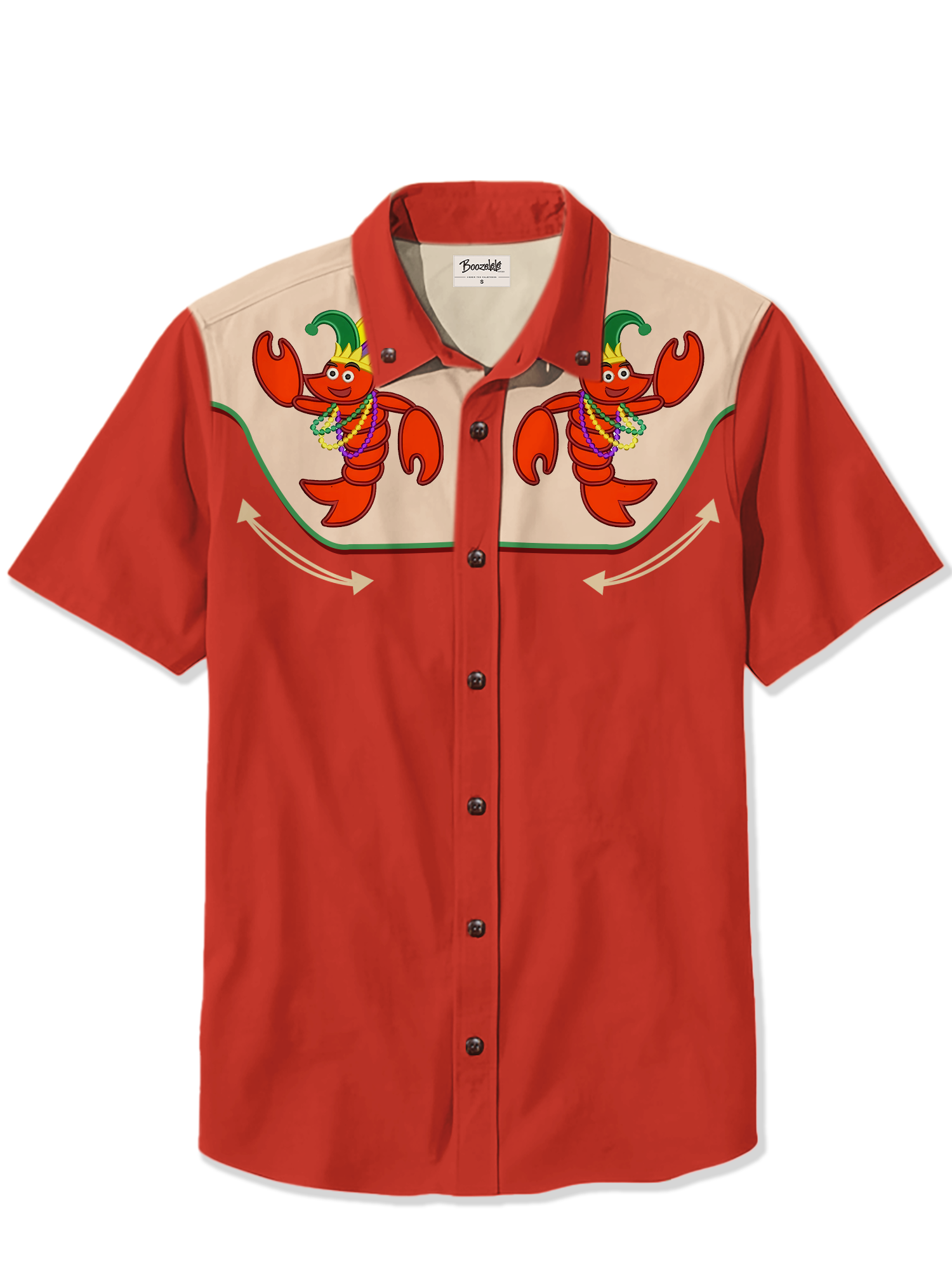Mardi Gras Lobster- 100% Cotton Shirt
