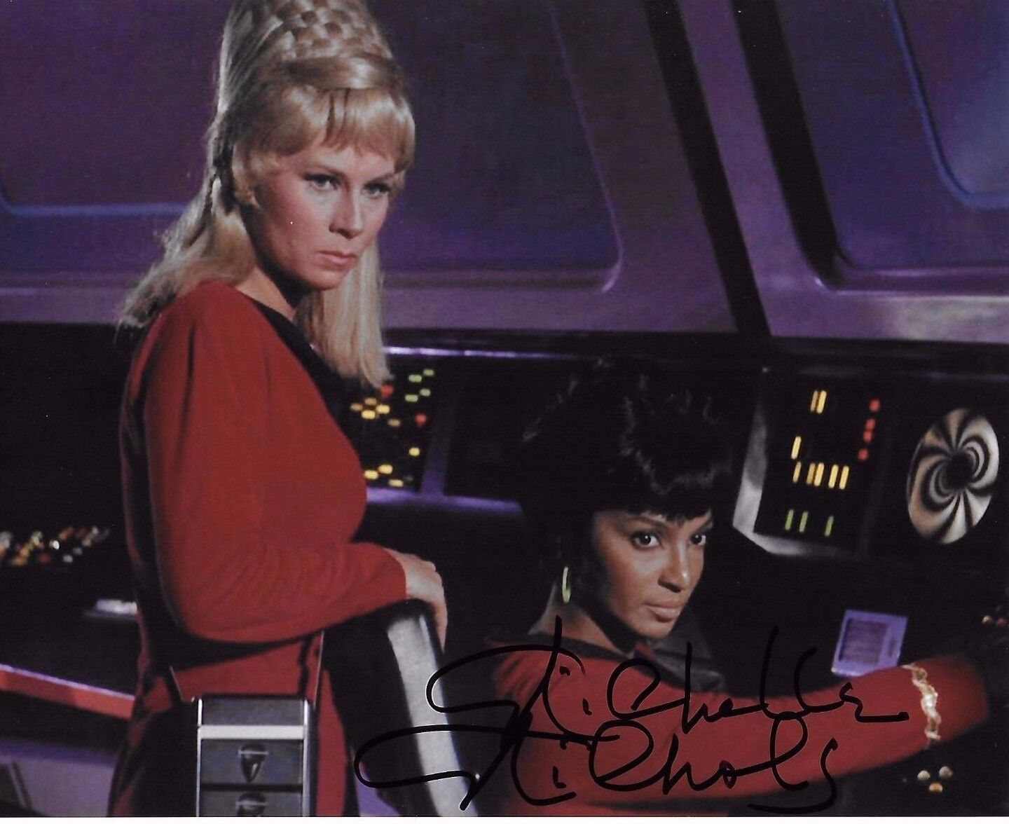 Nichelle Nichols Signed 8x10 Photo Poster painting - STAR TREK - ICONIC - RARE!!! H104