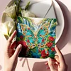 (US Local)6Pcs Diamond Painting Greeting Card Butterfly Diamond Handmade Card for Friends