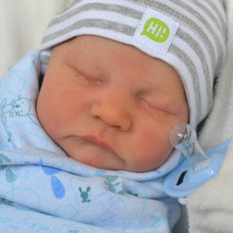 12'' Real Grayson , Cute Realistic Reborn Soft Baby Dolls 2023