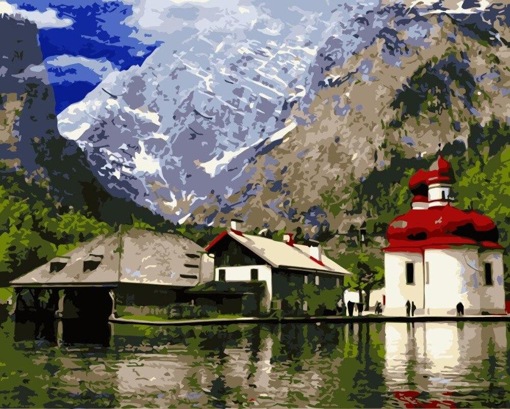 

Berchtesgaden National Park – Paint By Numbers - 40*50CM, 501 Original
