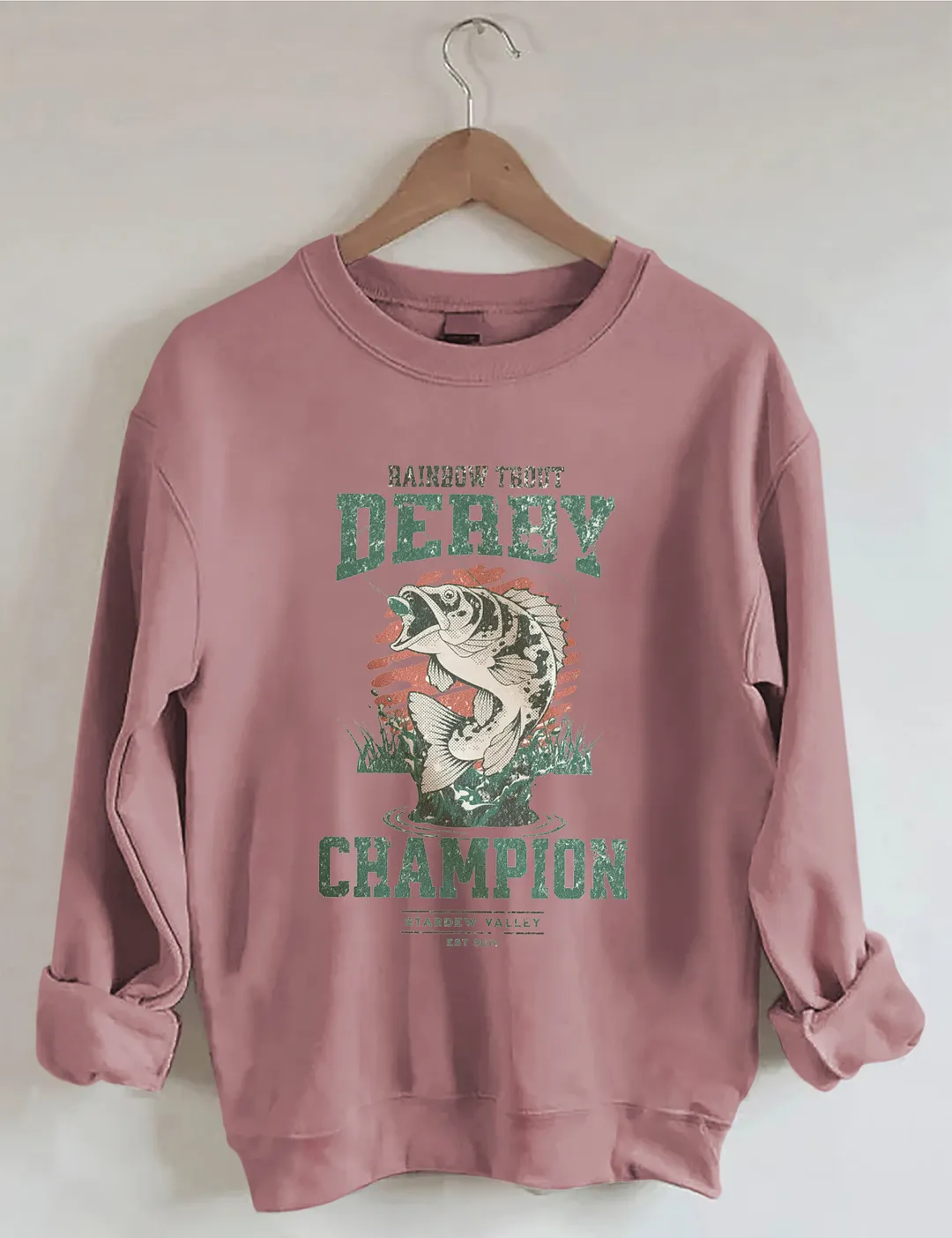 Rainbow Trout Derby Champion Sweatshirt
