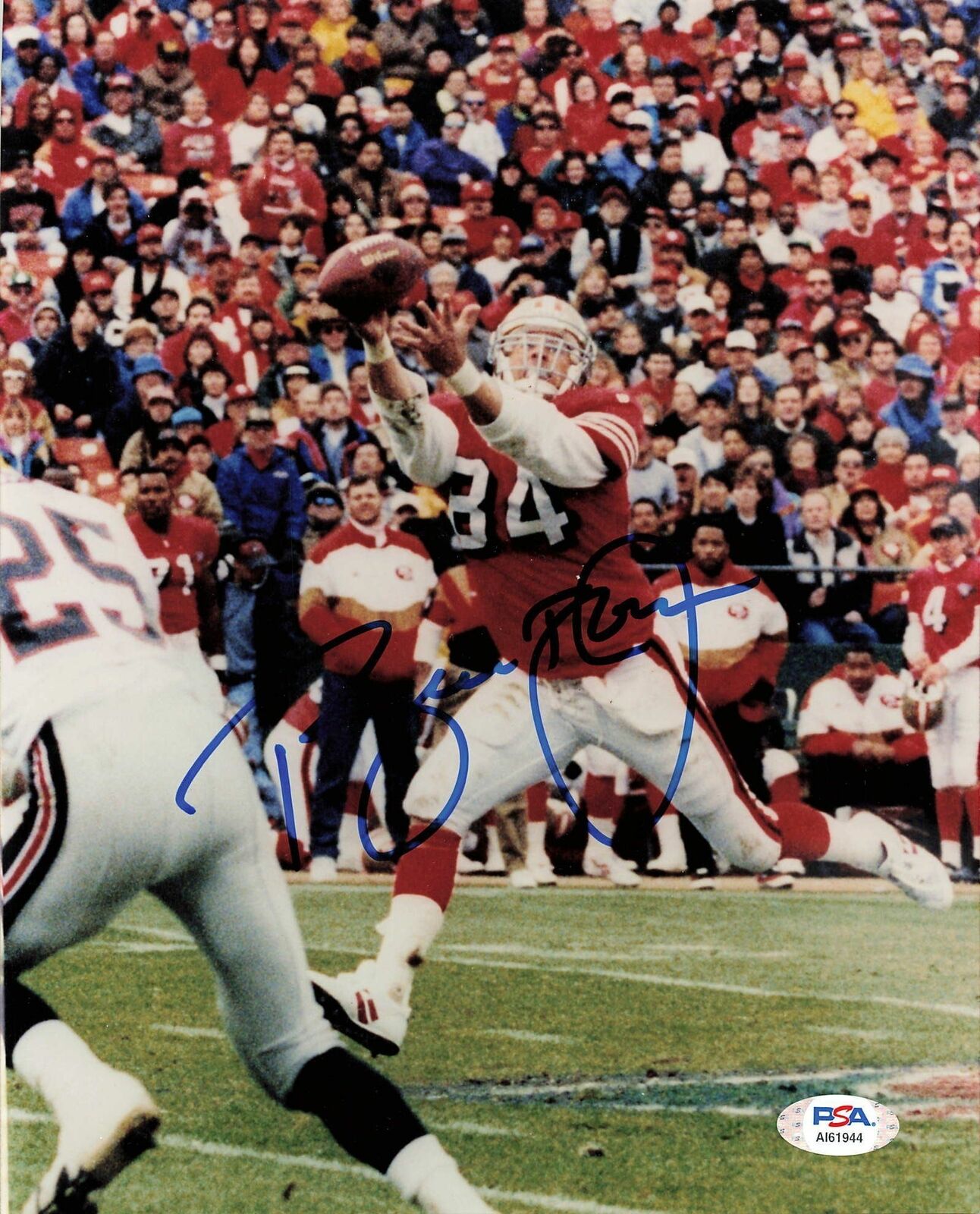 Brent Jones signed 8x10 Photo Poster painting PSA/DNA San Francisco 49ers Autographed