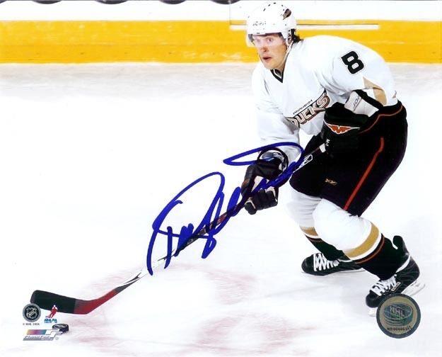 *TEEMU SELANNE*SIGNED*AUTOGRAPHED*Photo Poster painting*ANAHEIM*DUCKS*NHL*HOCKEY*COA*8 X 10