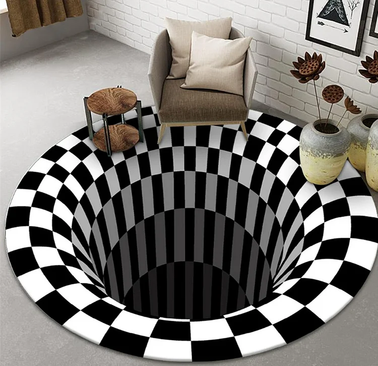 Vortex Illusion Rug