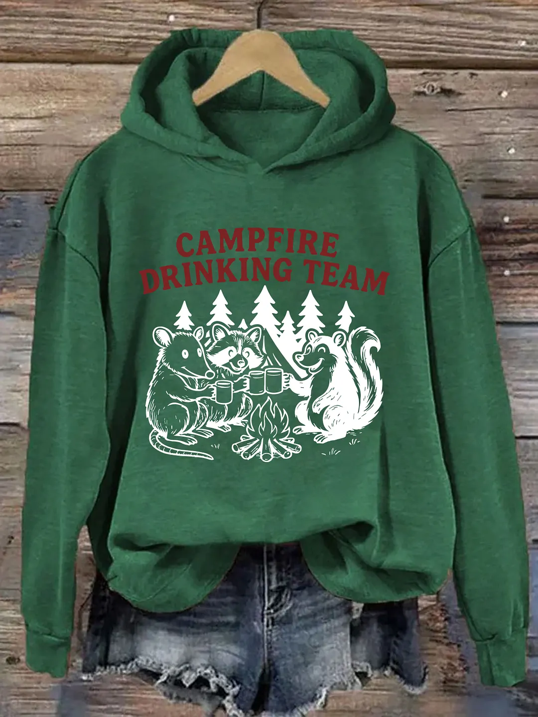 Campfire Drinking Team Hoodie