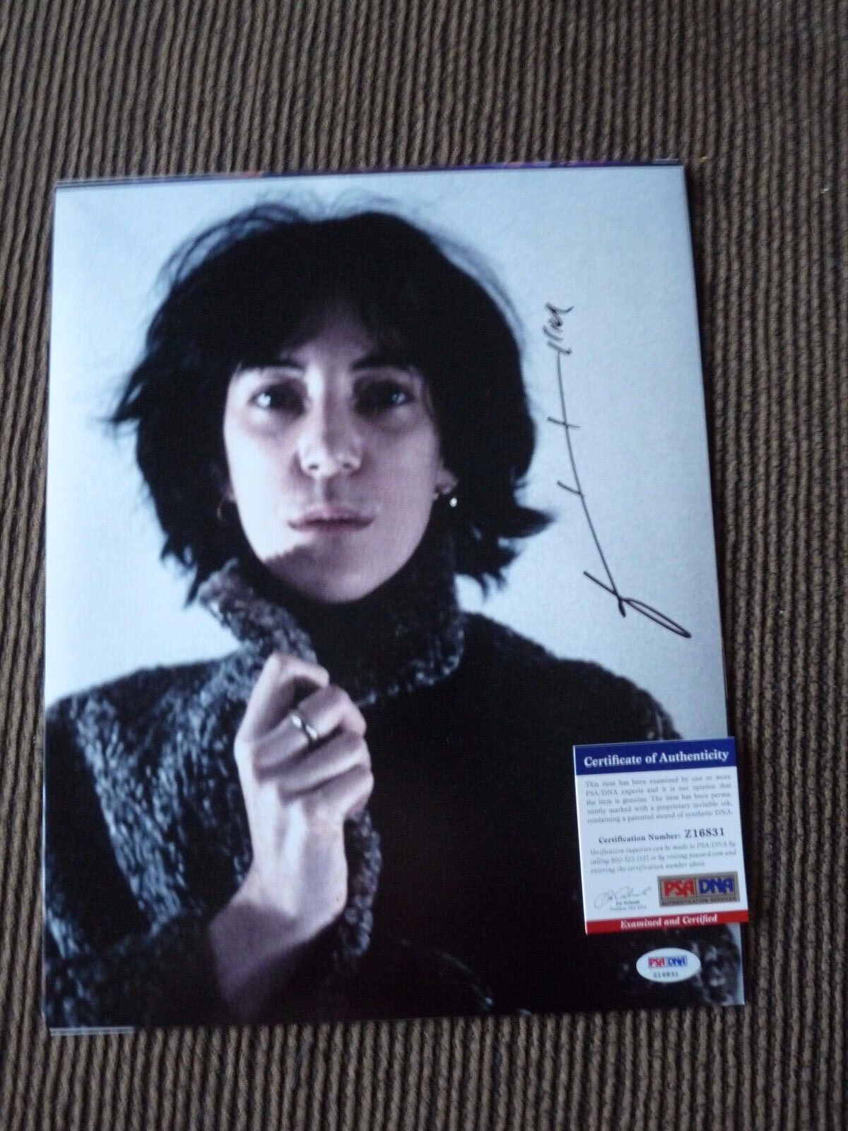 Patti Smith Signed Autographed 11x14 Photo Poster painting PSA Certified F1