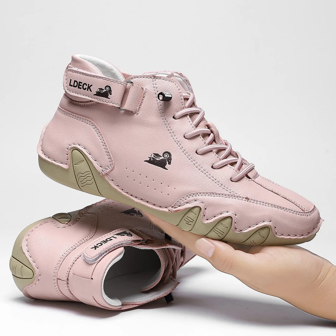 🔥HOT SALE🎁--60% OFF 🎉Waterproof Boots Comfortable For Winter .Unisex Handmade Suede Velcro High Boots