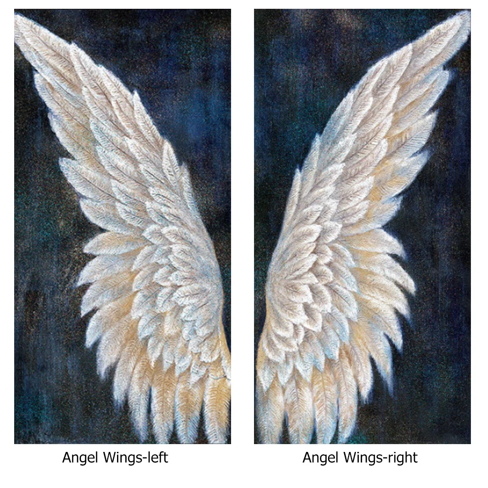 Diamond Painting - Full Round Drill - Angel Wings(80*40cm)