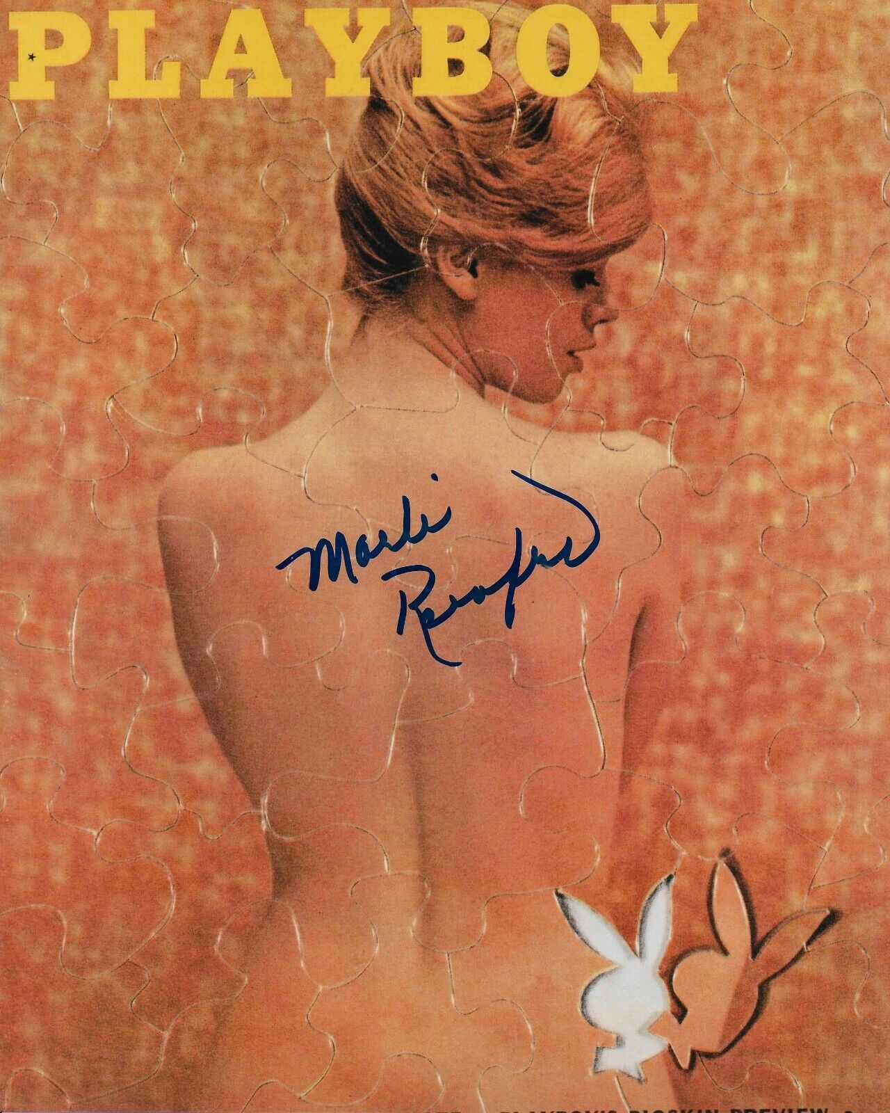 Marli Renfro Playboy Original Autographed 8X10