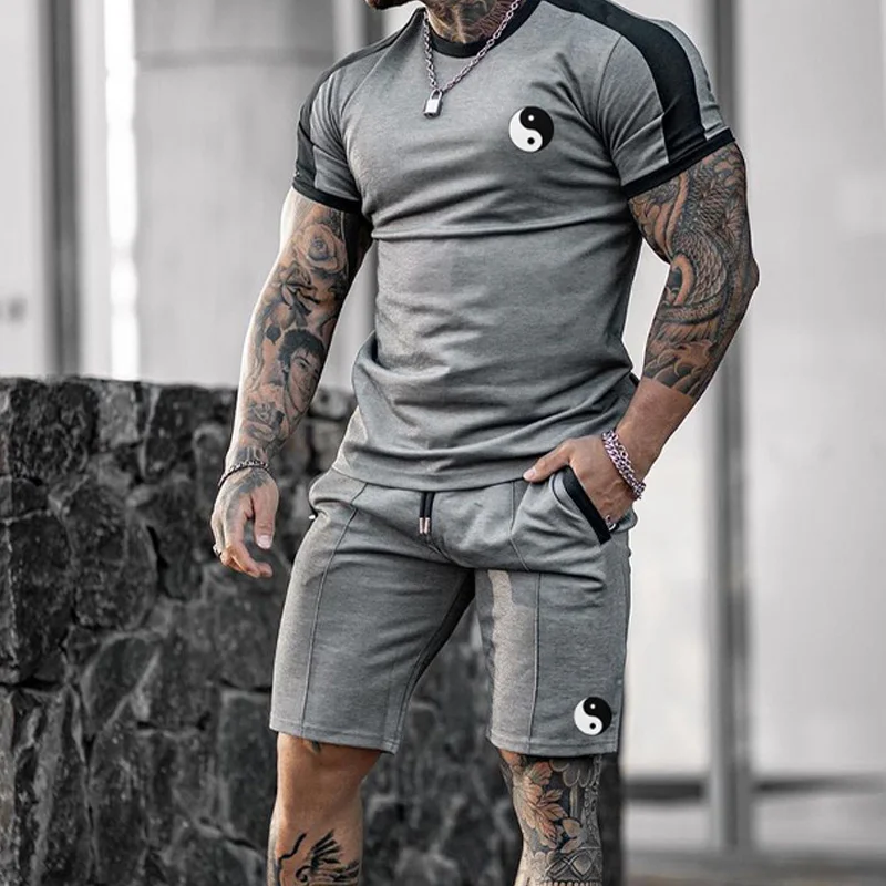 Contrast T-Shirt Tracksuit