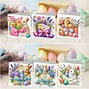 6PCS Diamond Painting Easter Greeting Card Kit for Birthdays Thanksgiving & Special Occasion