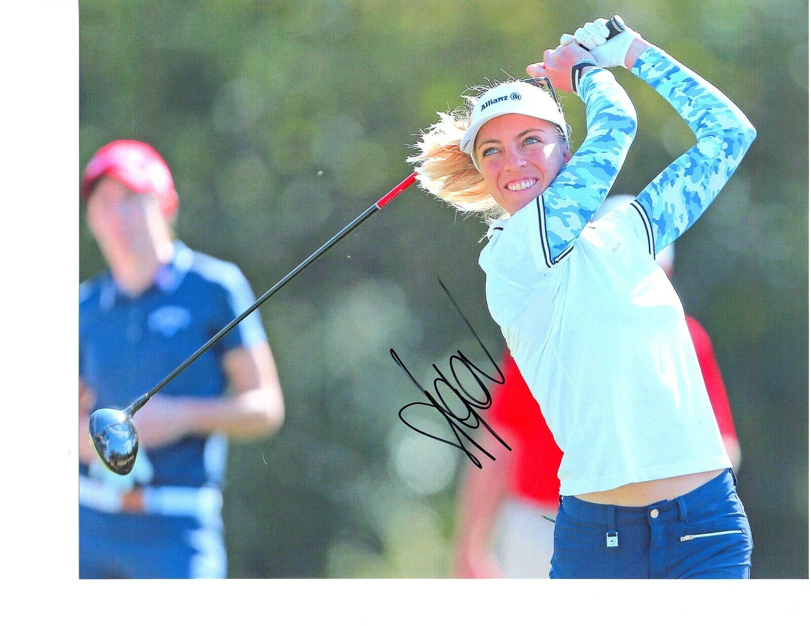 Sophia Popov LPGA signed autographed 8x10 golf Photo Poster painting 2020 Women's Open GERMANY e