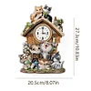 Diamond Painting Acrylic Cats House  Clock Ornament