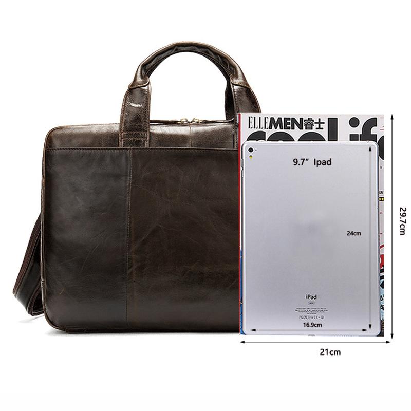 Large Capacity Waterproof Business Soft Durable Briefcase