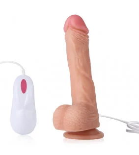 4 In 1 Wired Realistic Vibrating Dildo