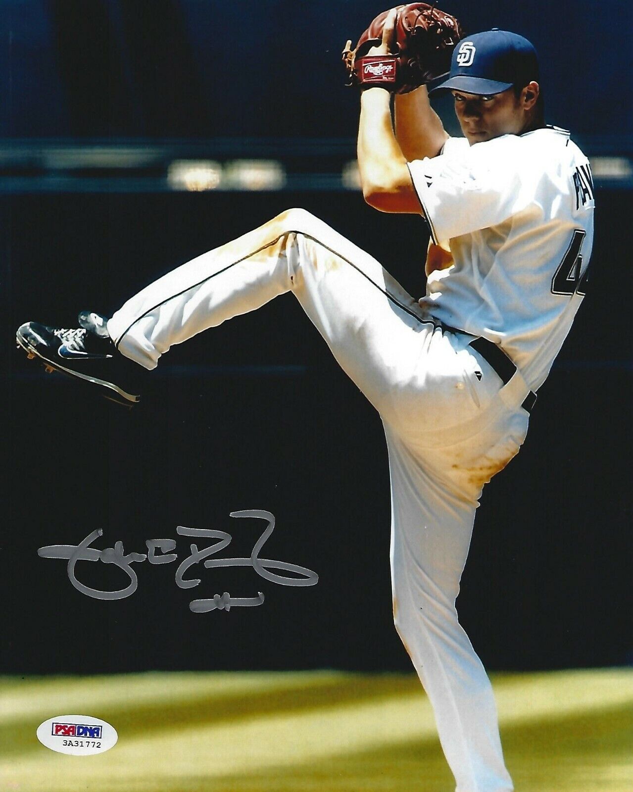 Jake Peavy Signed Padres 8x10 Photo Poster painting PSA/DNA COA Autograph Picture 2007 Cy Young