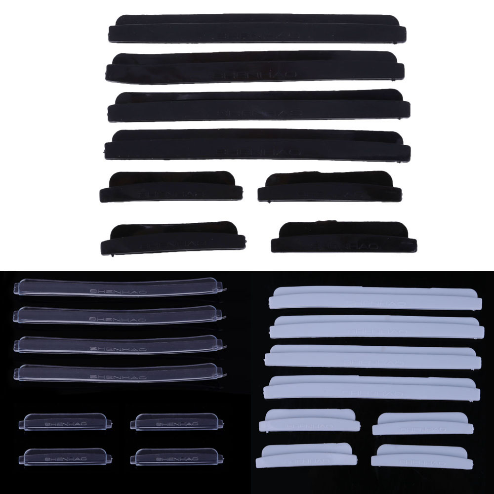 

8pcs Car Door Edge Guards Rubber Trim Molding Strip Scratch Protector, Black, 501 Original