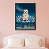 Diamond Painting -DIY Full Square Drill Lights Bear