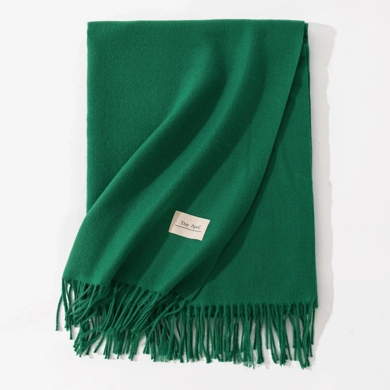 Scarf Winter Warm Windproof Shawl Women’s High-end Korean Style Women’s Cashmere Scarf