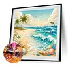 Diamond Painting -DIY Round Drill Seaside(40x40cm)