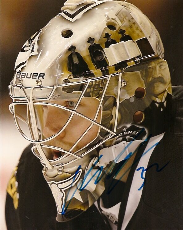 Dallas Stars Kari Lehtonen Autographed Signed 8x10 Photo Poster painting COA TWO