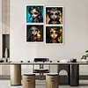4pcs Diamond Painting -DIY Round Drill Elf Girl