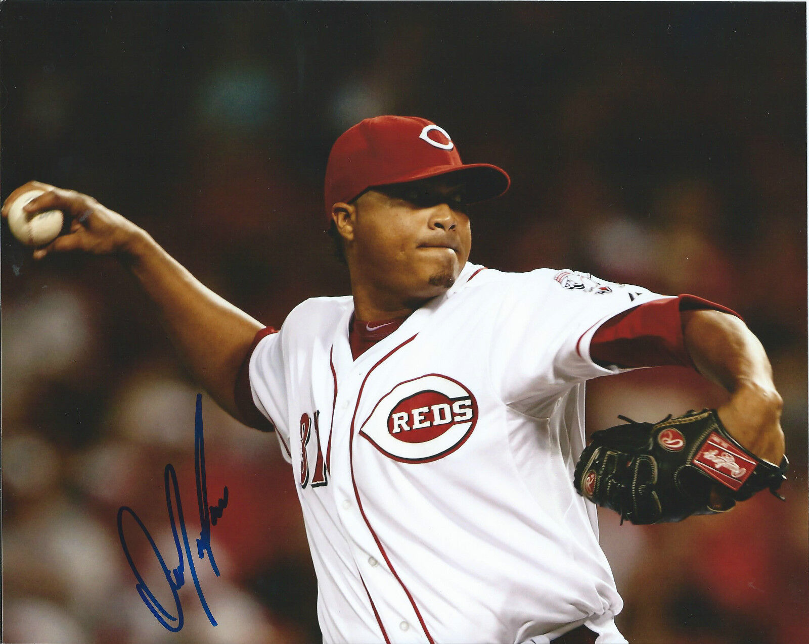 ALFREDO SIMON signed autographed CINCINNATI REDS 8x10 Photo Poster painting 2014 ALL STAR