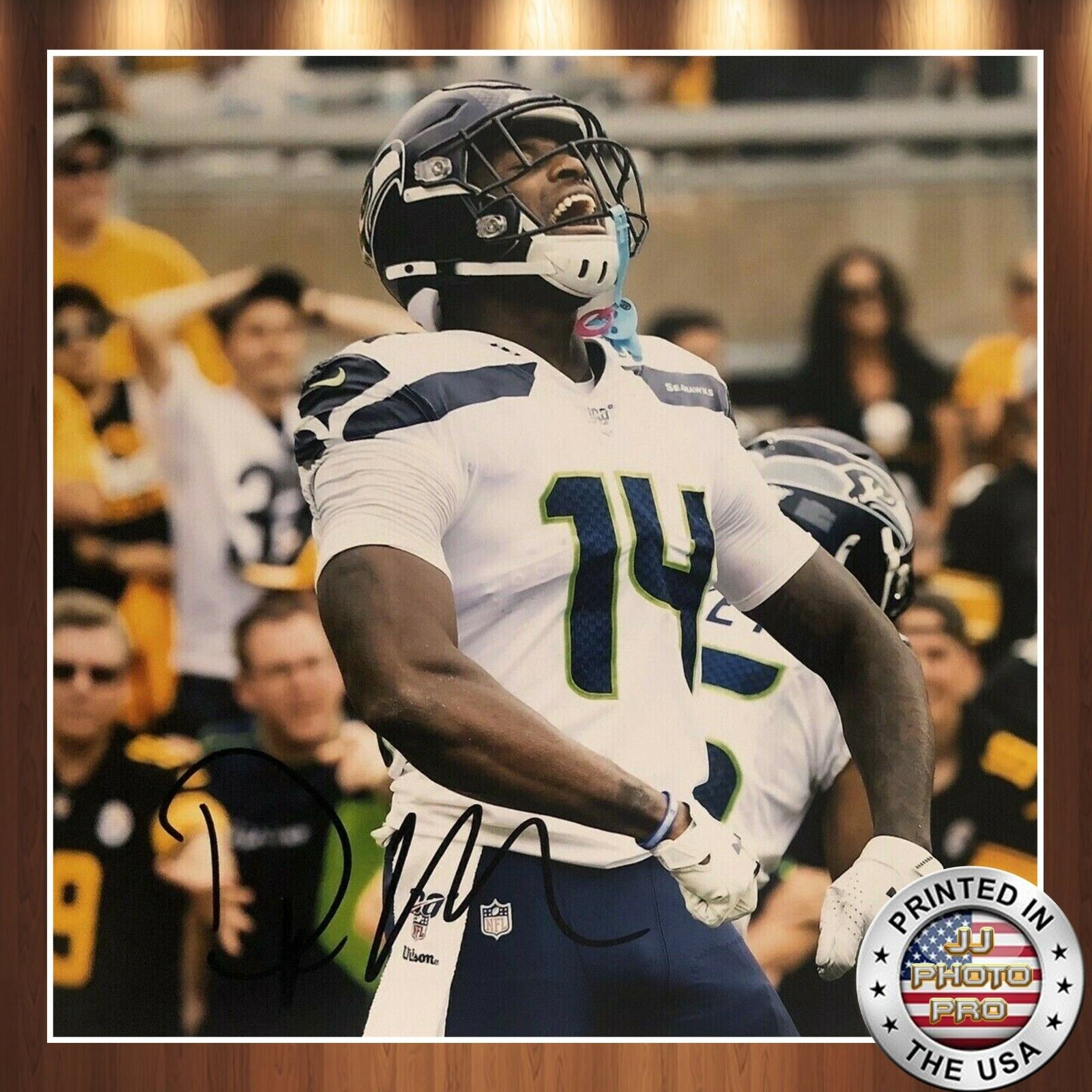 DK Metcalf Autographed Signed 8x10 Photo Poster painting (Seahawks) REPRINT