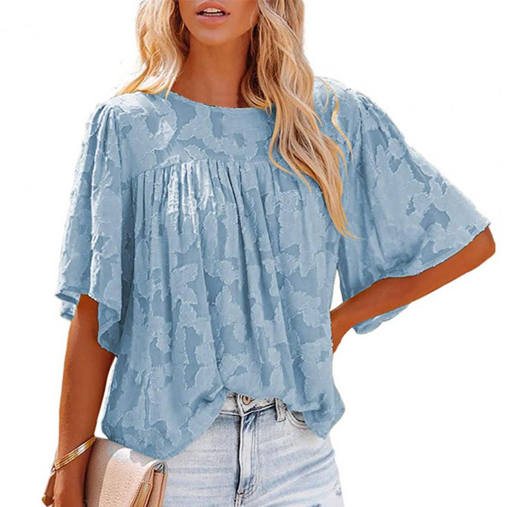 Stylish Elegant Loose-fitting Hollow Out T-shirt