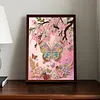 Butterfly Special Shaped 5D DIY Partial Drill Pearl Dot Painting 11.81x15.75Inch Pearl Painting Art Kits Pearl Gem Paintings Picture Arts Craft for Adults Beginners Home Decor