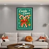 Candy Canes-11CT Stamped Cross Stitch 40*60cm (Big Size)