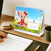 Little Bear 2027 DIY Diamond Painting Calendar Set with Special Shaped Partial Drill, 7.68x6.69 inch Monthly Flip Tabletop Calendar for Adults Beginners Home Office Decor Gift