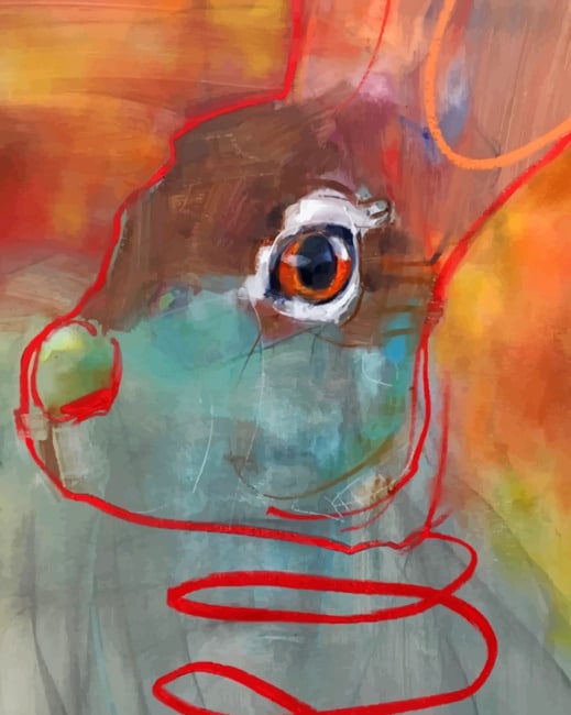 

Abstract Bunny – Paint By Numbers - 40*50CM, 501 Original