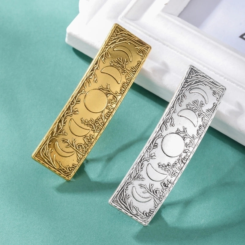 Women's Retro Minimalist Moon Alloy Plating Hair Clip