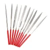 10 Pieces 140mm Diamond Mini Needle File Set Handy Tools for Ceramic Glass Gem Stone Hobbies and Crafts  NG4S